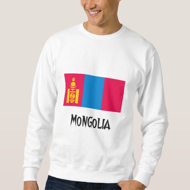 Moletom Bandeira de Mongolia (Frente)