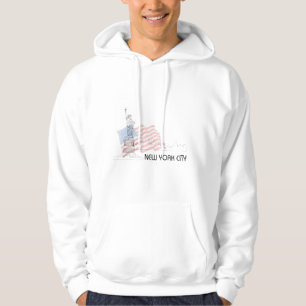 Moletom Bandeira de New York - EUA da estátua da liberdad