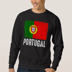 Moletom Bandeira de Portugal Futebol Americano Fã Vintage