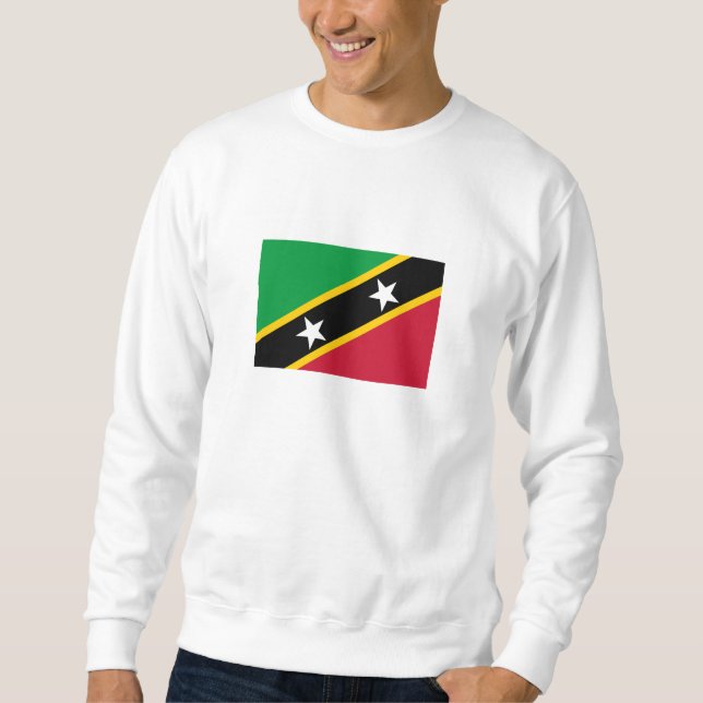 Moletom Bandeira de São Cristóvão e Nevis (Frente)