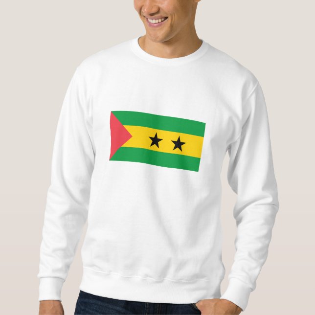 Moletom Bandeira de São Tomé e Príncipe (Frente)