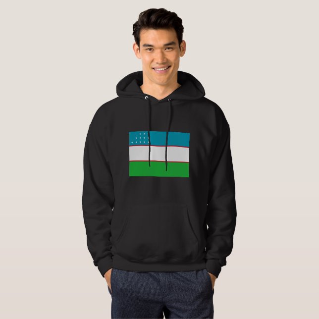 Moletom Bandeira de Uzbekistan (Frente Completa)