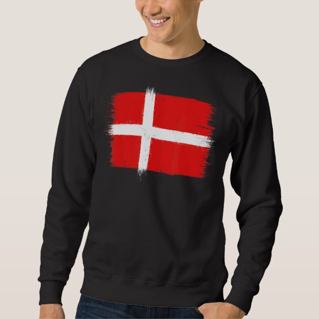 Moletom Bandeira Dinamarquesa Grundlovsdag Dinamarca Dia 5 (Frente)