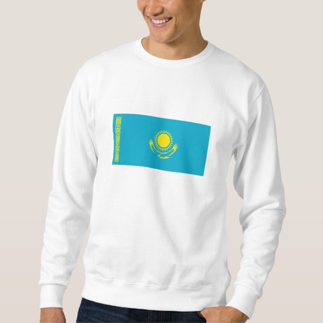 Moletom Bandeira do Cazaquistão (Frente)