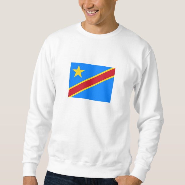Moletom Bandeira do Congo Quinxassa (Frente)
