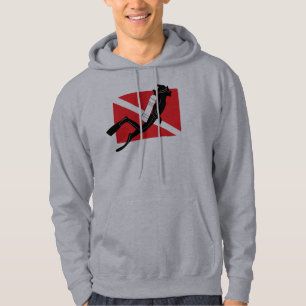 Moletom Bandeira do mergulho do MERGULHADOR com a camisola