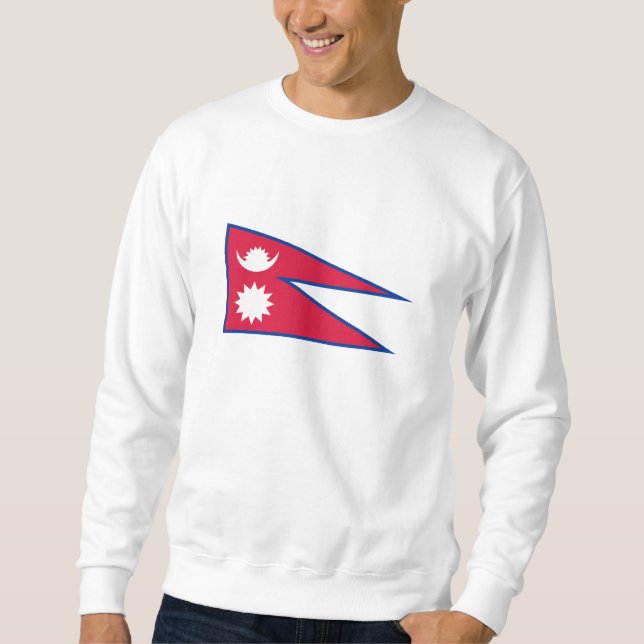 Moletom Bandeira do Nepal (Frente)
