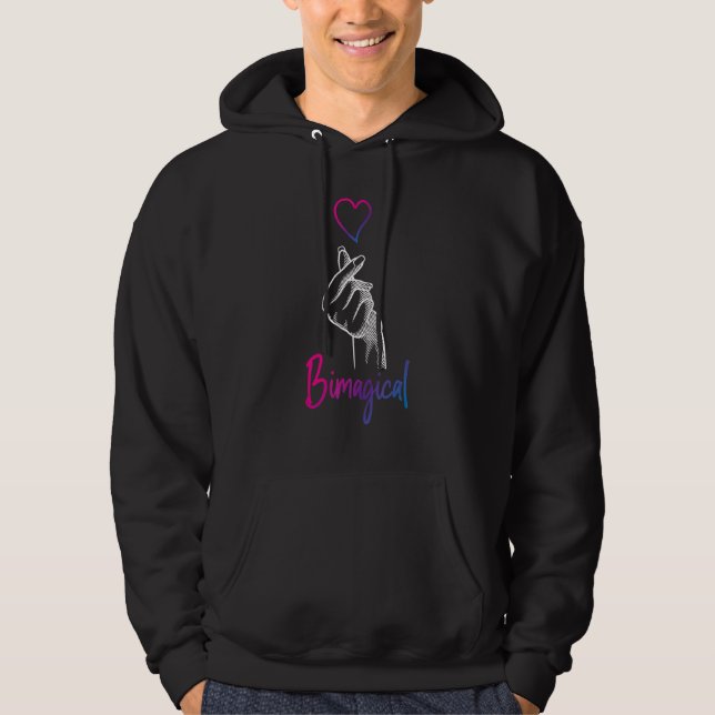 Moletom Bandeira do Orgulho Bi Bissexual Pun Bimagical (Frente)