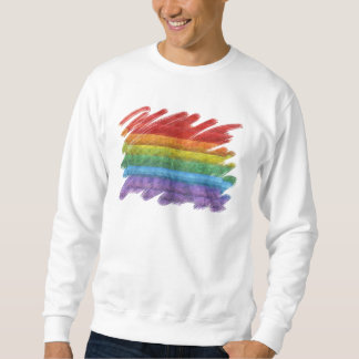 Moletom Bandeira do orgulho gay do mosaico do arco-íris