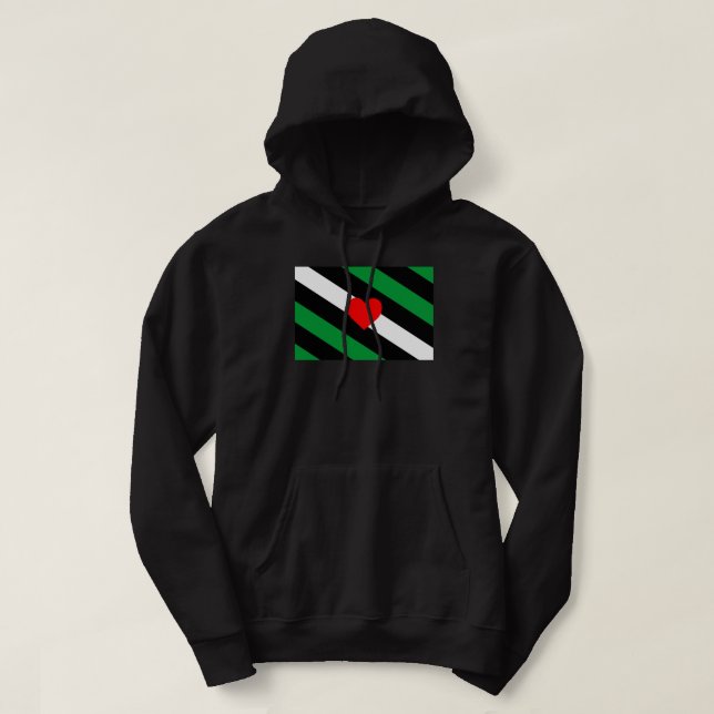 Moletom Bandeira do Orgulho Leather Boi (Frente do Design)