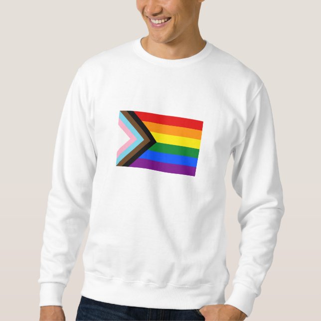 Moletom Bandeira do Orgulho Progresso (Frente)