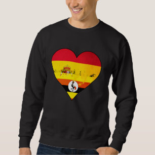 Moletom Bandeira do Patrimônio do Coração da Espanha e de