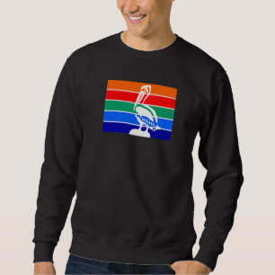Moletom Bandeira do Pelicano de St Petersburg Flórida Patr