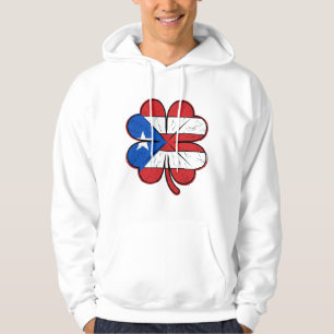 Moletom Bandeira do Trevo de Porto Rico Ilustração Vetoria