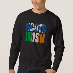 Moletom Bandeira Escocesa Irlandesa Escócia Irlanda Vintag