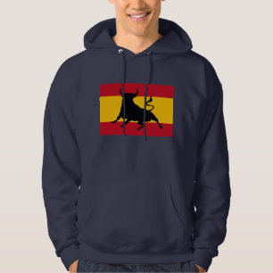 Moletom Bandeira espanhola com touro