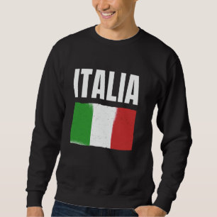 Moletom Bandeira Italiana Itália Grande Ousada Simples Sup