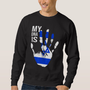Moletom Bandeira Judaica Israel Bandeira Meu Dna É Judeu O