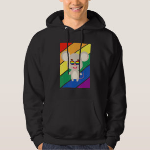 Moletom Bandeira Lgbtq Mês do Orgulho Gay Ratos Arco-íris
