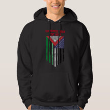Bandeira palestino americana - Salve a Palestina 