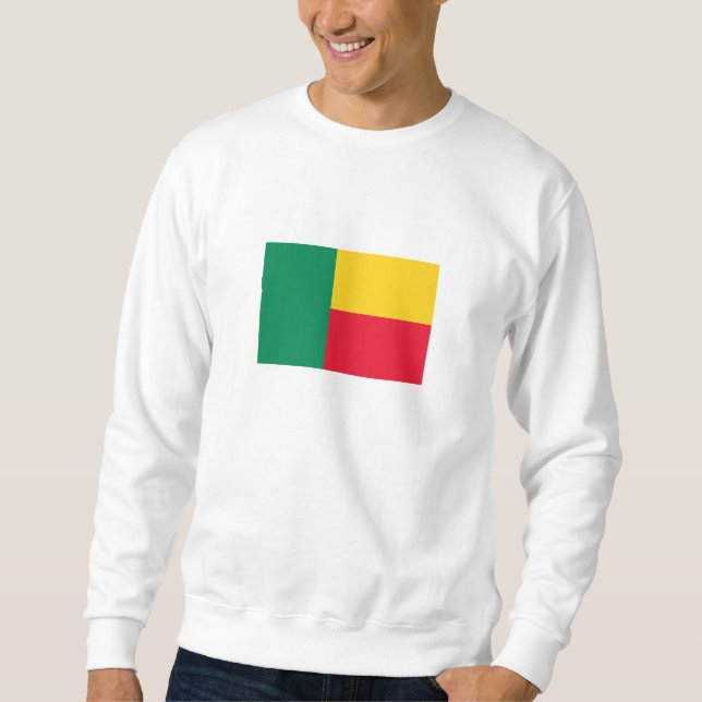 Moletom Bandeira Patriótica do Benim (Frente)