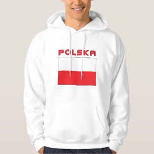Moletom Bandeira polonesa com Polska