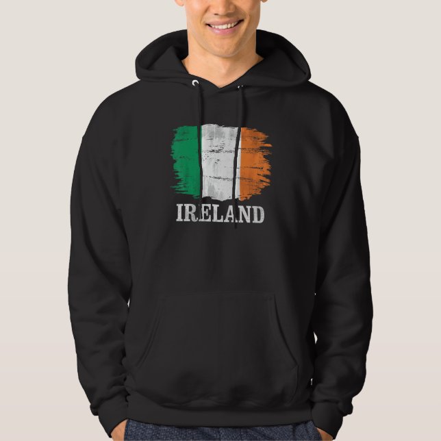 Moletom Bandeira Vintage da Irlanda   (Frente)