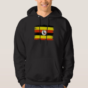 Moletom Bandeira Vintage Uganda Dia da Independência Ugand