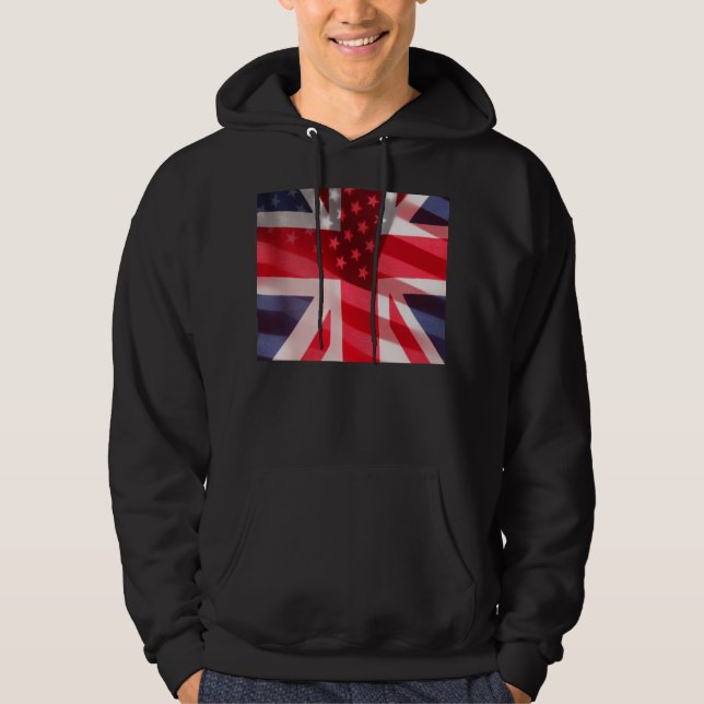 Moletom Bandeiras britânicas e americanas (Frente)
