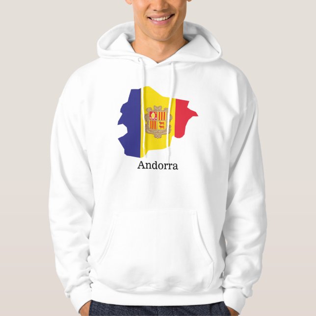 Moletom Bandeiras e países Andorra (Frente)