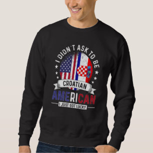 Moletom Bandeiras Países Croata Americano Orgulho Fl Croác