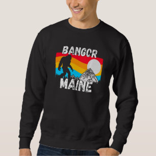 Moletom Bangor ME Maine Roupas de Cidade Retro Lembrança