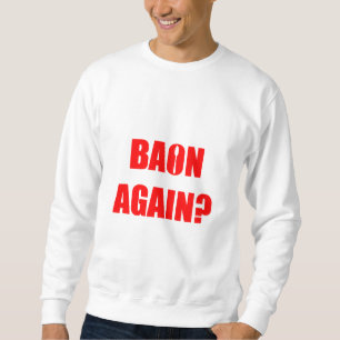 Moletom Baon Novamente? Texto Vermelho Unisex