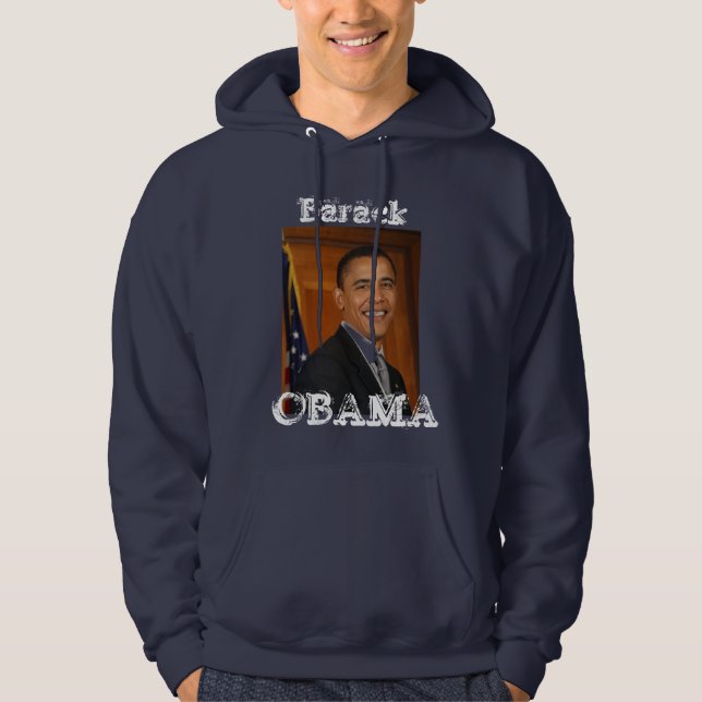 Moletom Barack, OBAMA Hoody. "Sim nós podemos " (Frente)