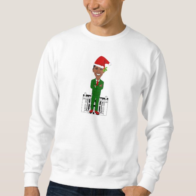 Moletom barack obama santa claus (Frente)