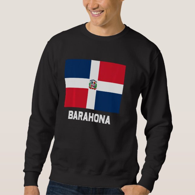 Moletom Barahona República Dominicana Bandeira Emblem Escu (Frente)