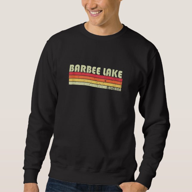 Moletom Barbee Lake Indiana Funny Camping Summer (Frente)