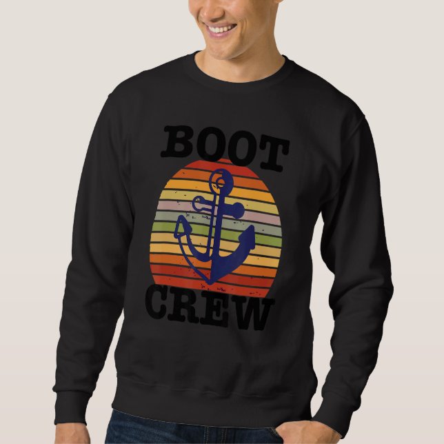 Moletom Barco Com O Boot Crew Groups Boat (Frente)