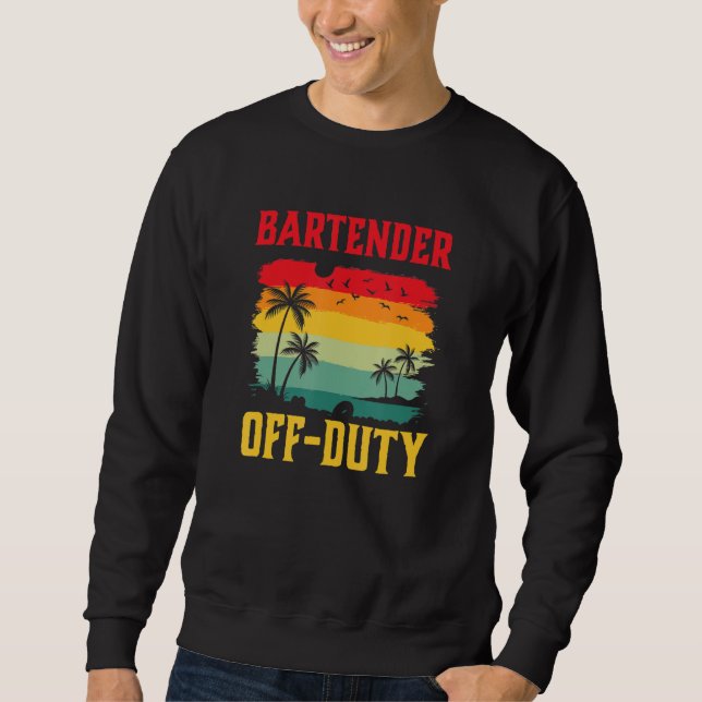 Moletom Bartender On Holiday Off Duty  Summer Break Outfit (Frente)