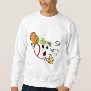 Moletom Baseball com luva de beisebol e Boné