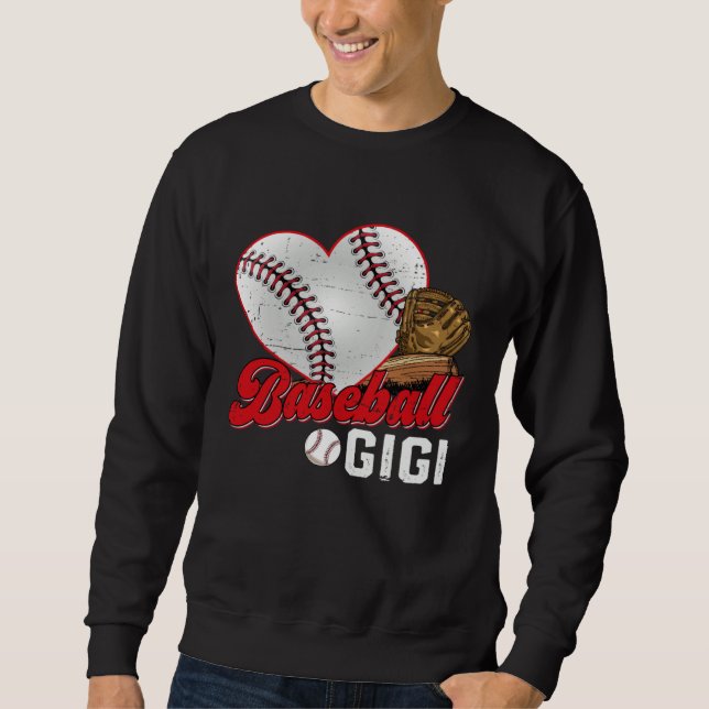 Moletom Baseball Gigi Baseball  Cute Mother s Day Girl Wom (Frente)
