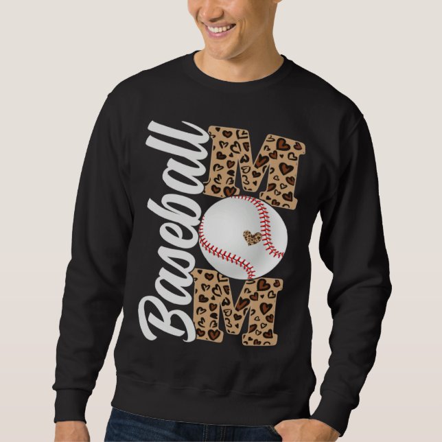 Moletom Baseball Mom Motheru2019s Day Baseball Sport  Wome (Frente)