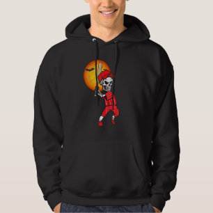 Moletom Baseball Skeleton Halloween Men Meninos Baseball H