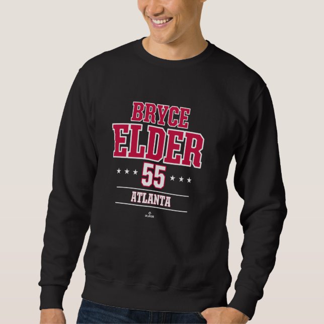 Moletom Baseball Star Bryce Elder Atlanta MLBPA (Frente)