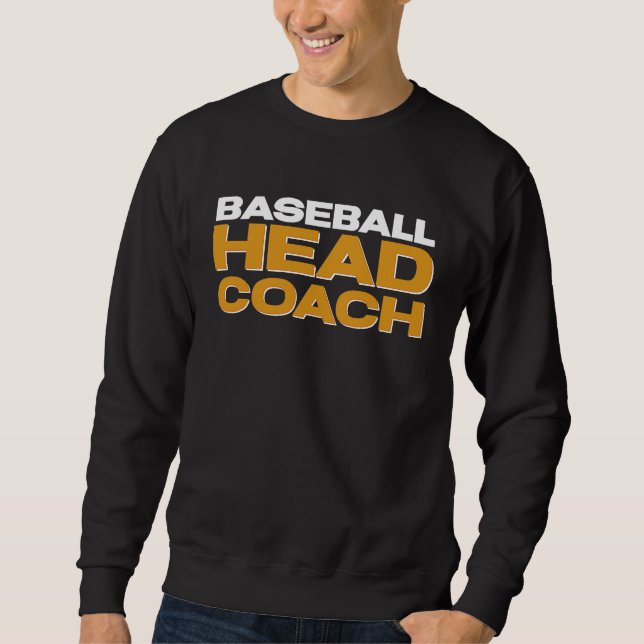 Moletom Baseball Team Head Coach (Frente)
