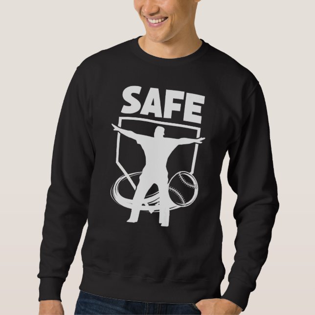 Moletom Baseball Umpire Best Umpire Calls Safe (Frente)