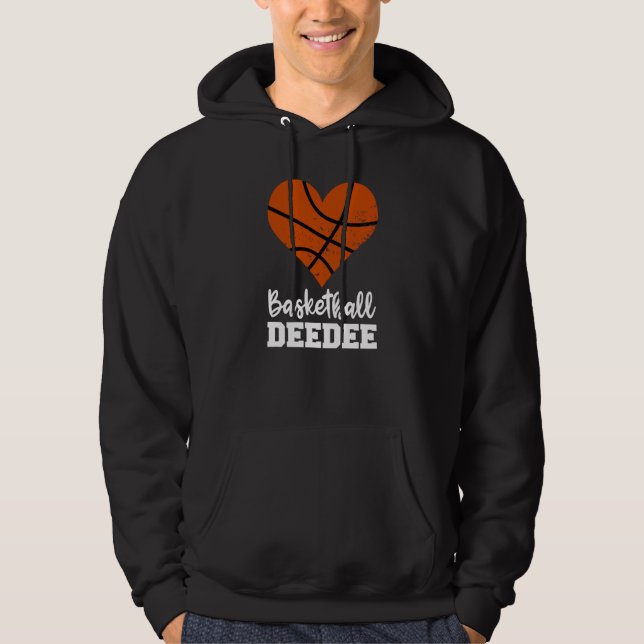 Moletom Basketball Deedee Basketball Heart Grandma Dee Dee (Frente)