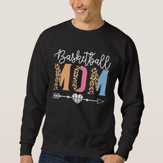 Moletom Basketball Mom Cute Basketball Game Mother s Day L (Frente)