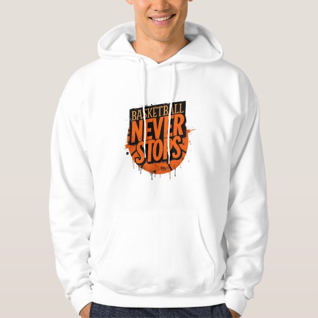 Moletom Basketball Never Stop Tee (Frente)