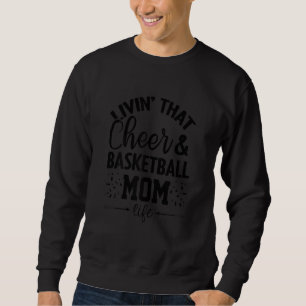 Moletom Basquete Cheer Fan Basball Cheerlea Mãe Cheerlea